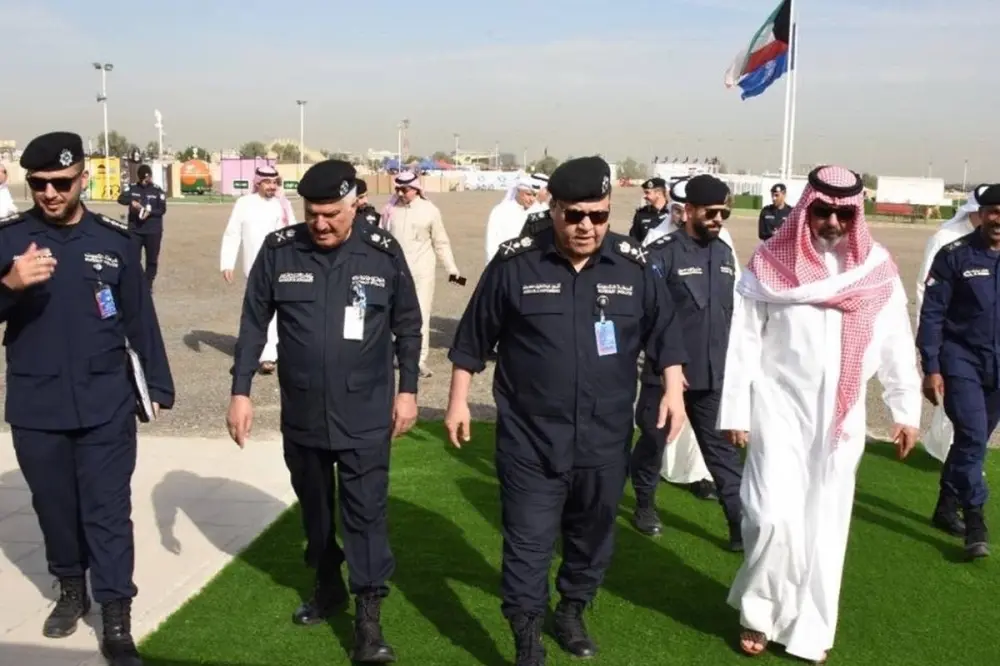 افتتاح مخيم ضباط الشرطة السنوي في الكويت