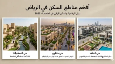 أفخم أحياء الرياض للسكن