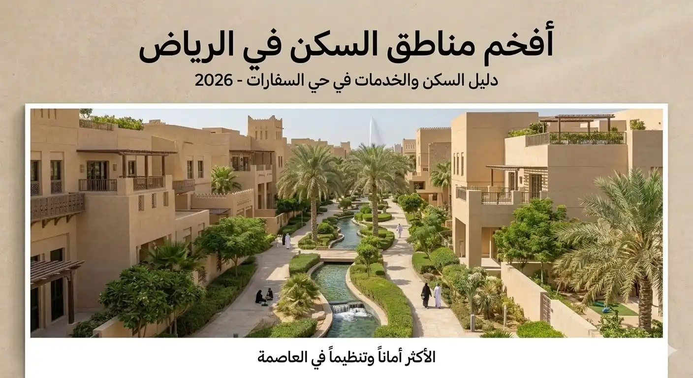 أفخم أحياء الرياض للسكن 