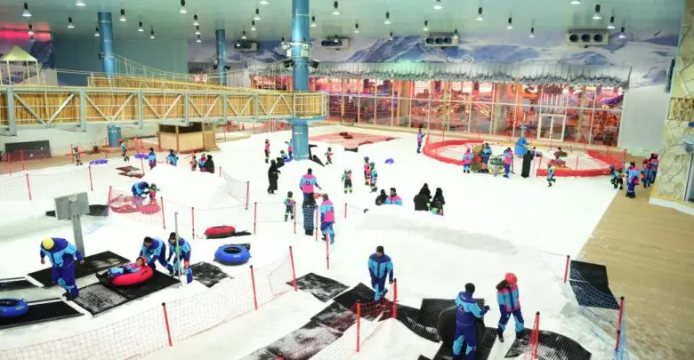 دليل مدينة الثلج في الرياض