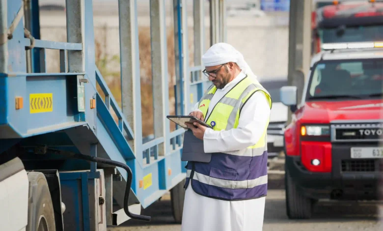 التوعية المرورية لسائقي الشاحنات